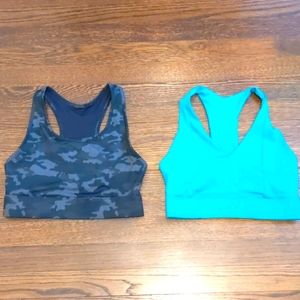 Pair of Fabletics sports bras